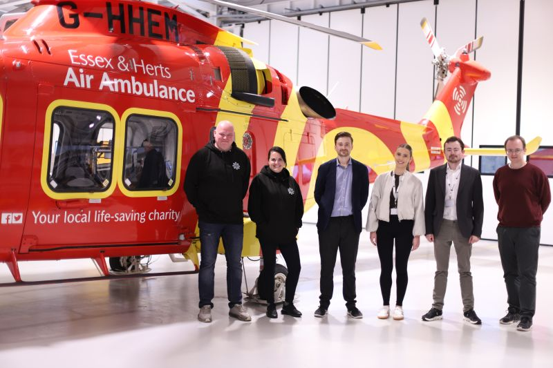 Tony with charity team